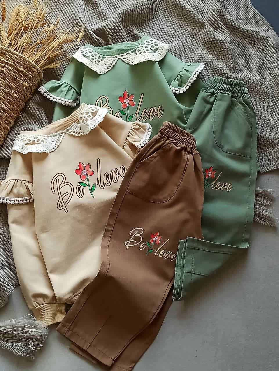 بلوز شلوار طرح گل سایز 40 الی 60